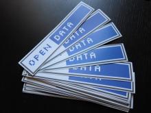 via <a href="https://commons.wikimedia.org/wiki/File:Open_Data_stickers.jpg" target="_blank">Wikimedia Commons</a>